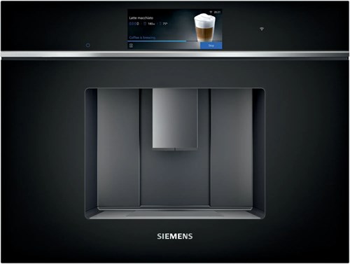 Máy pha cà phê âm tường Siemens CT718L1B0 hoàn toàn tự động iQ700 màu đen